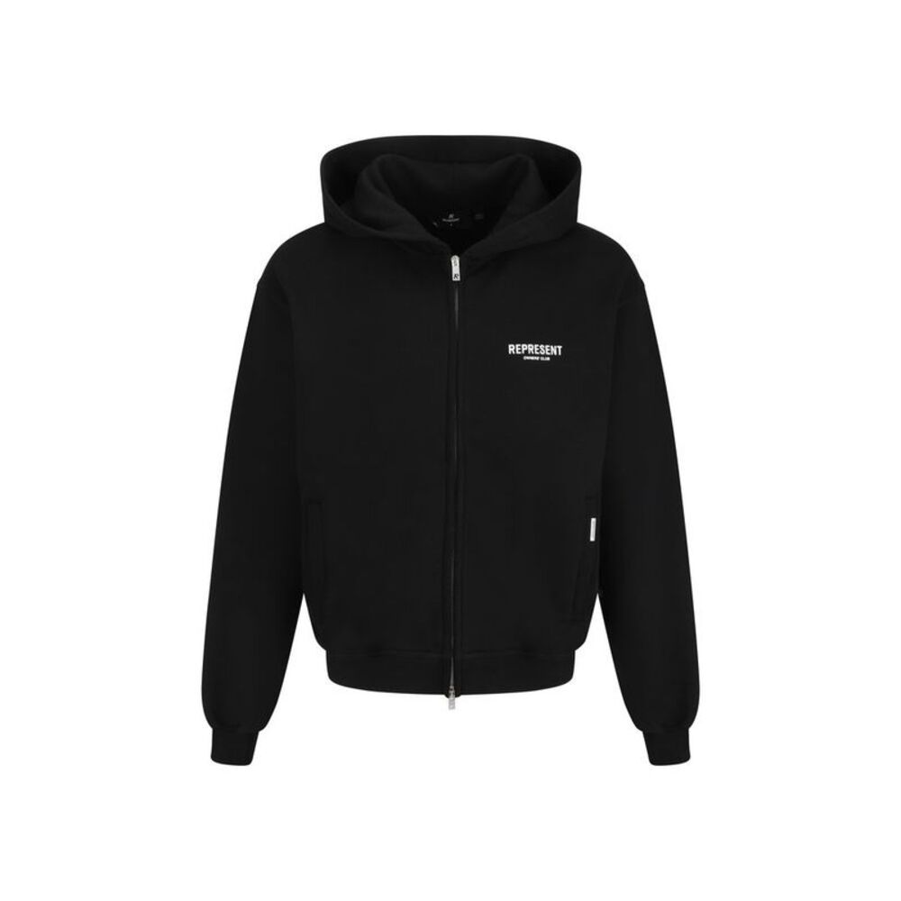 Represent Black Cotton Men's Sweatshirt
